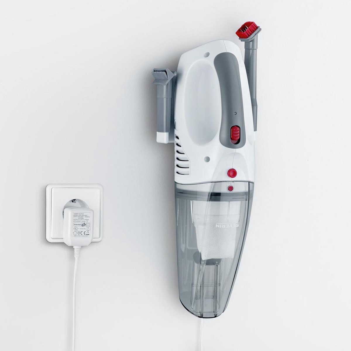 Severin S&apos;power Home & Car Kruimelstofzuiger Ah 7144 - Grijs