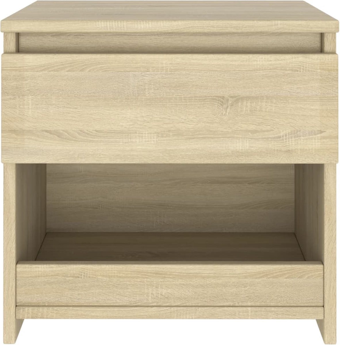 Vidaxl Nachtkastjes 2 St 40x30x39 Cm Spaanplaat Sonoma Eikenkleurig - Bruin