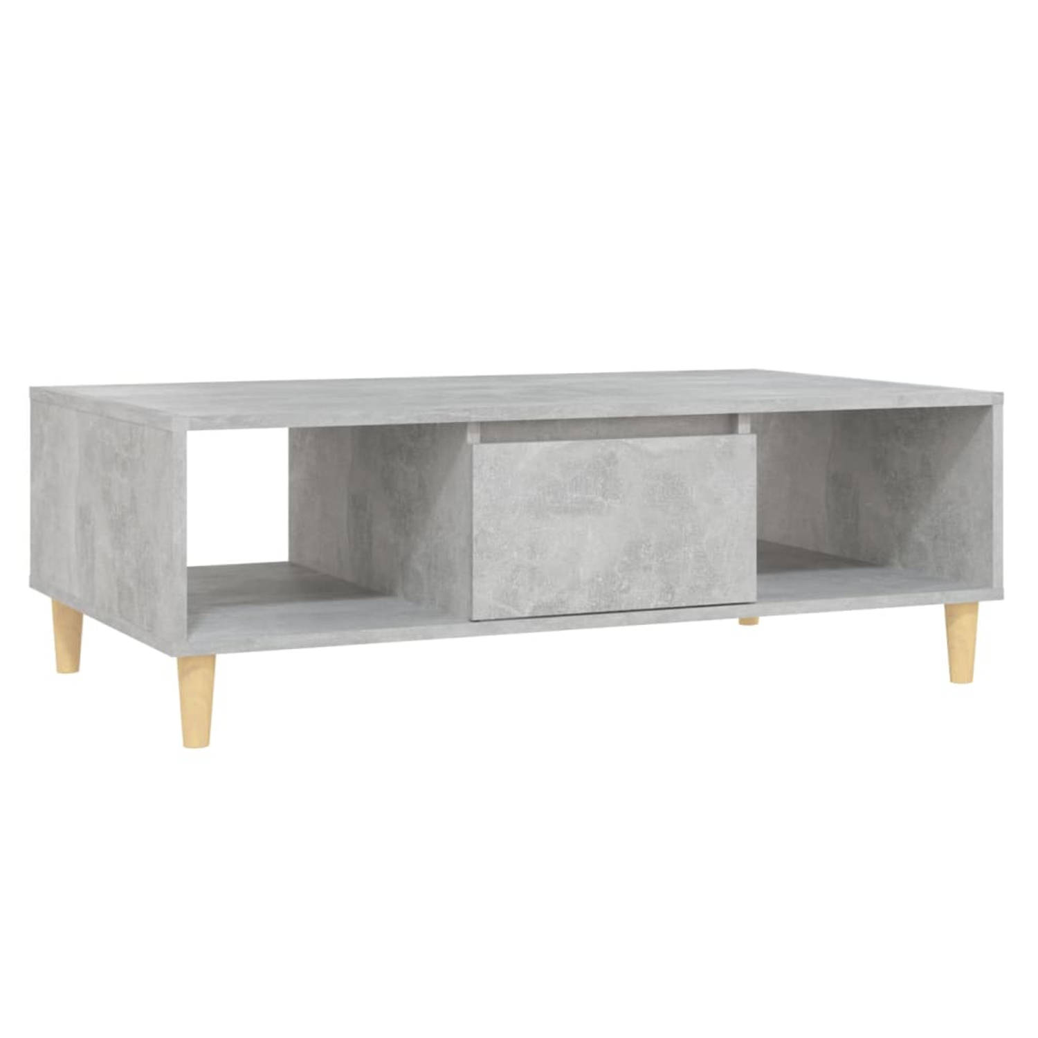 Vidaxl Salontafel 103,5x60x35 Cm Spaanplaat Beton - Grijs