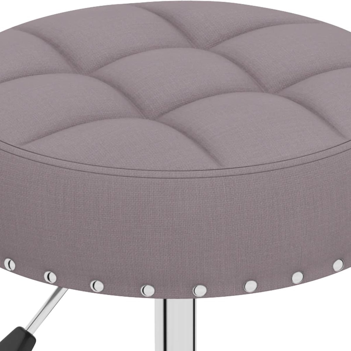 Vidaxl Eetkamerstoelen 2 St Draaibaar Stof Taupe