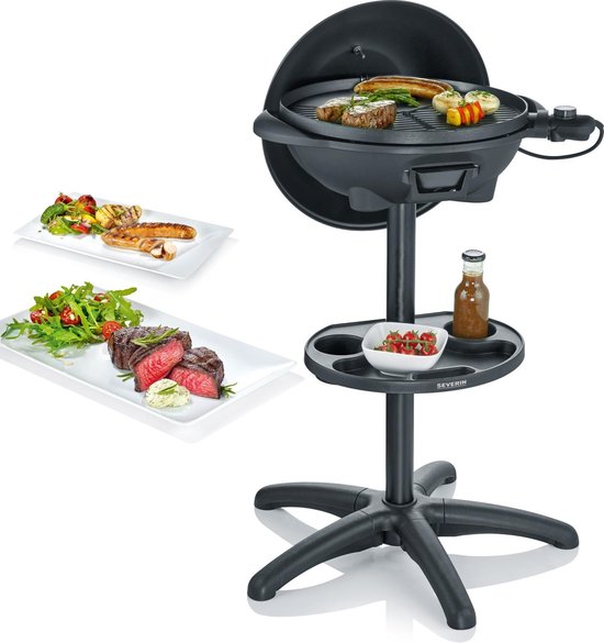 Severin Pg 8541 Grill Kookunit Electrische Barbecue - 2000w - - Zwart