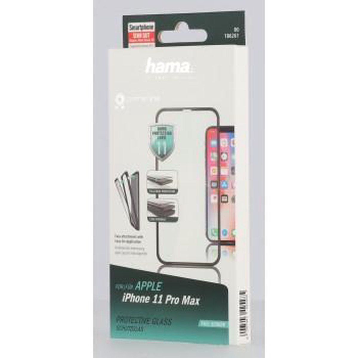 Hama 3d-full-screen-beschermglas Voor Apple Iphone 11 Pro Max Zwart