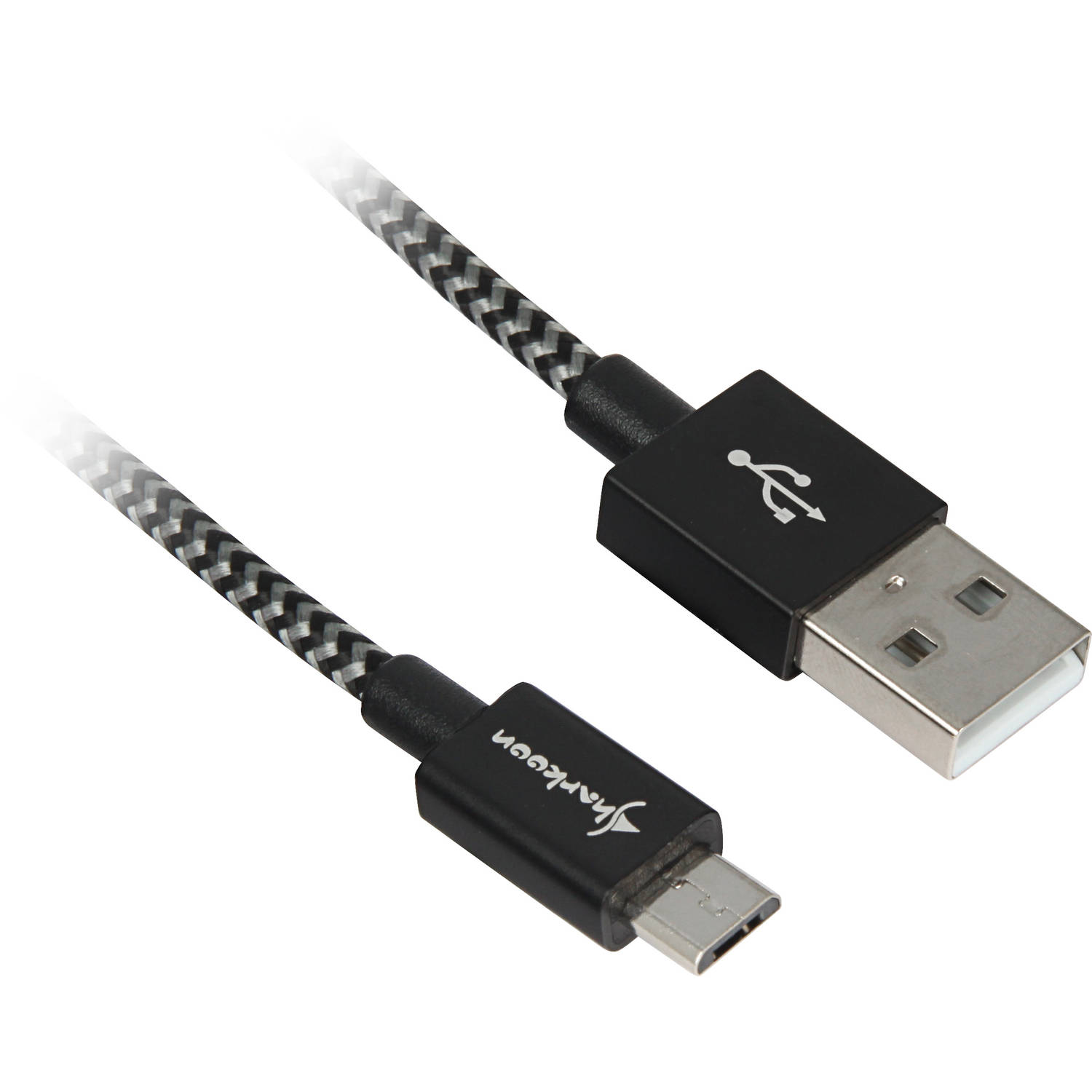 Sharkoon Usb 2.0 Kabel, Usb-a > Micro-usb B - Zwart