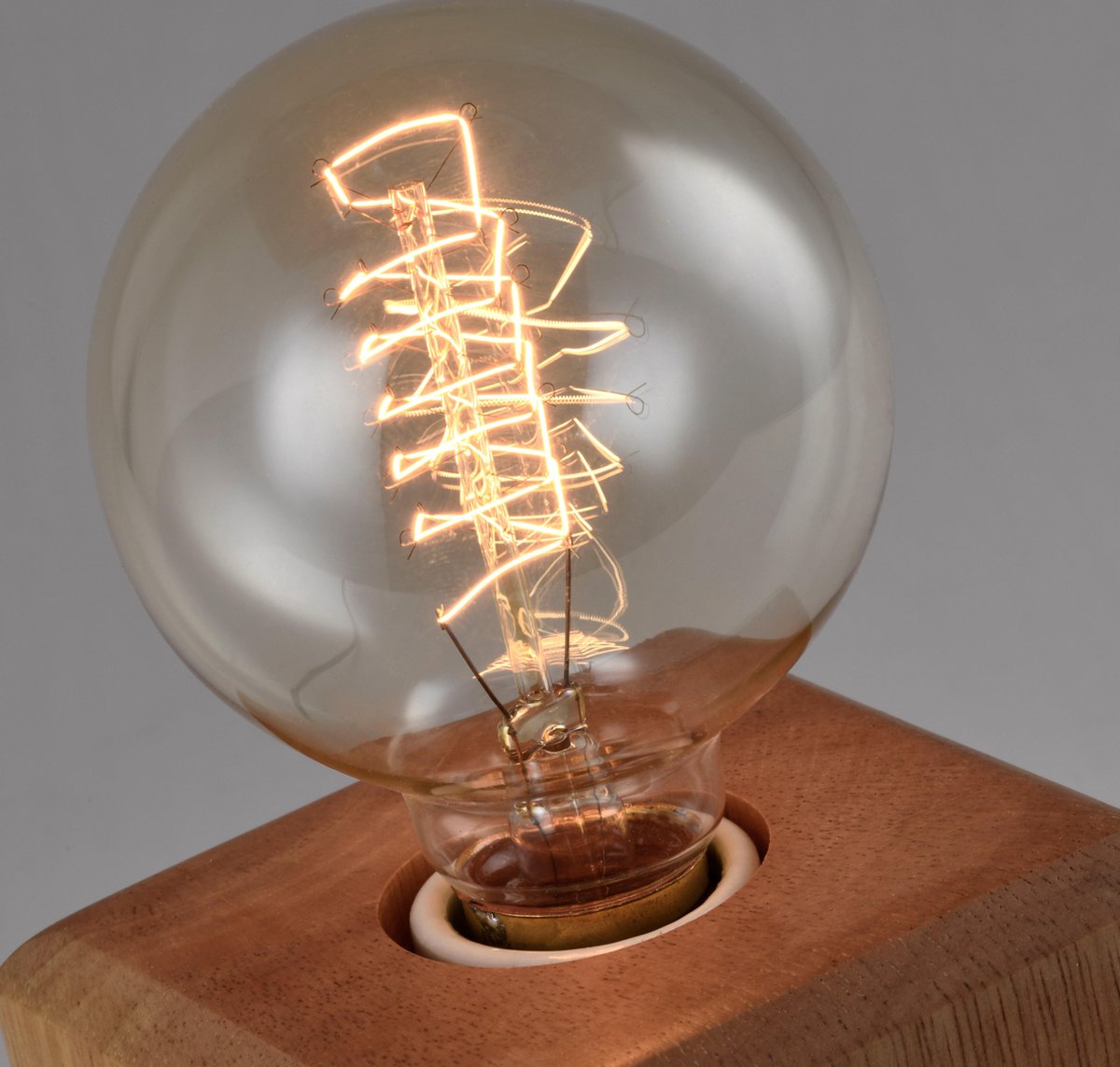 Quvio Tafellamp Hout - Quv5164l-wood - Bruin