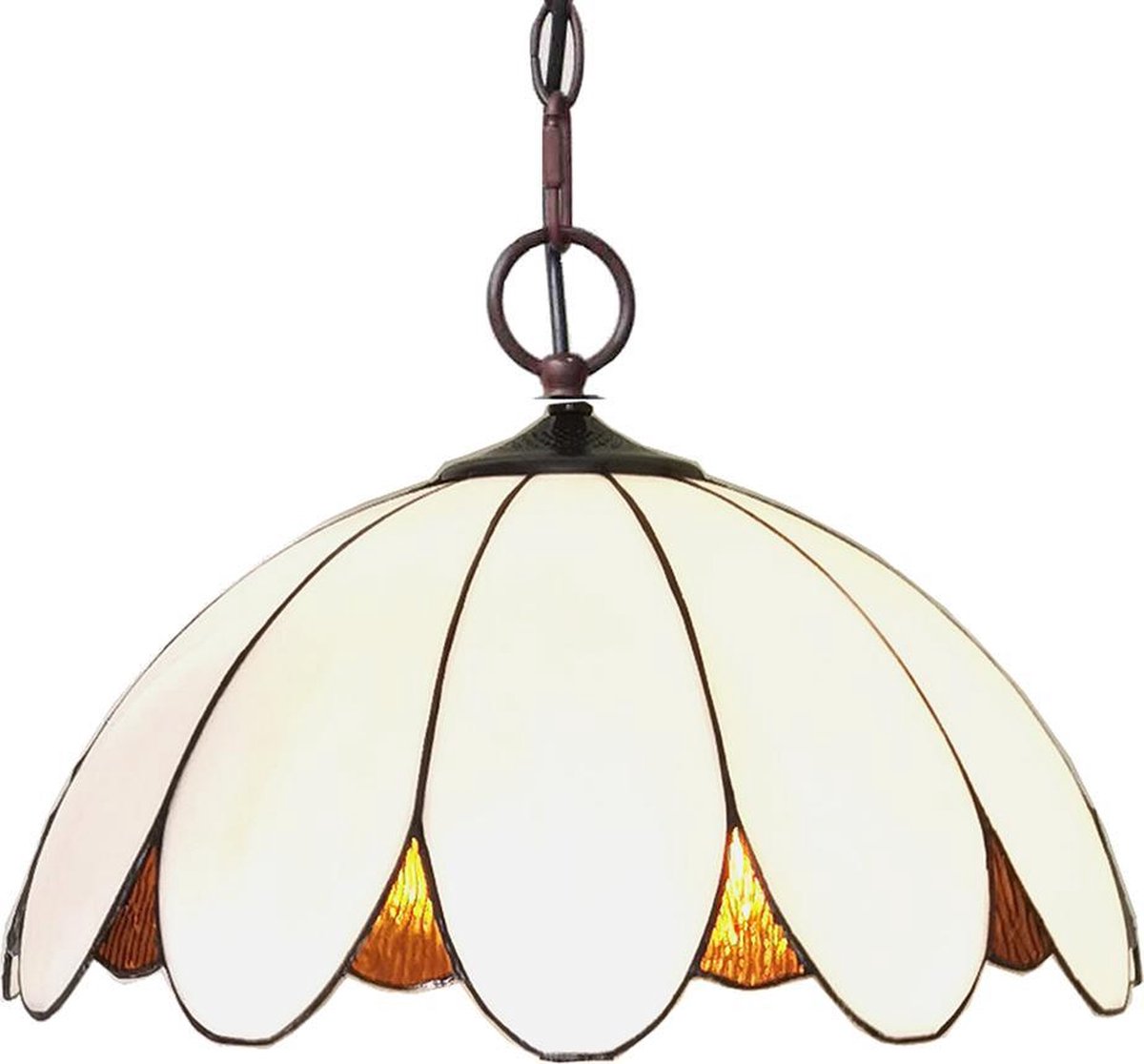 Clayre & Eef Hanglamp Tiffany Ø 46*138 Cm E27/max 2*60w 5ll-6146