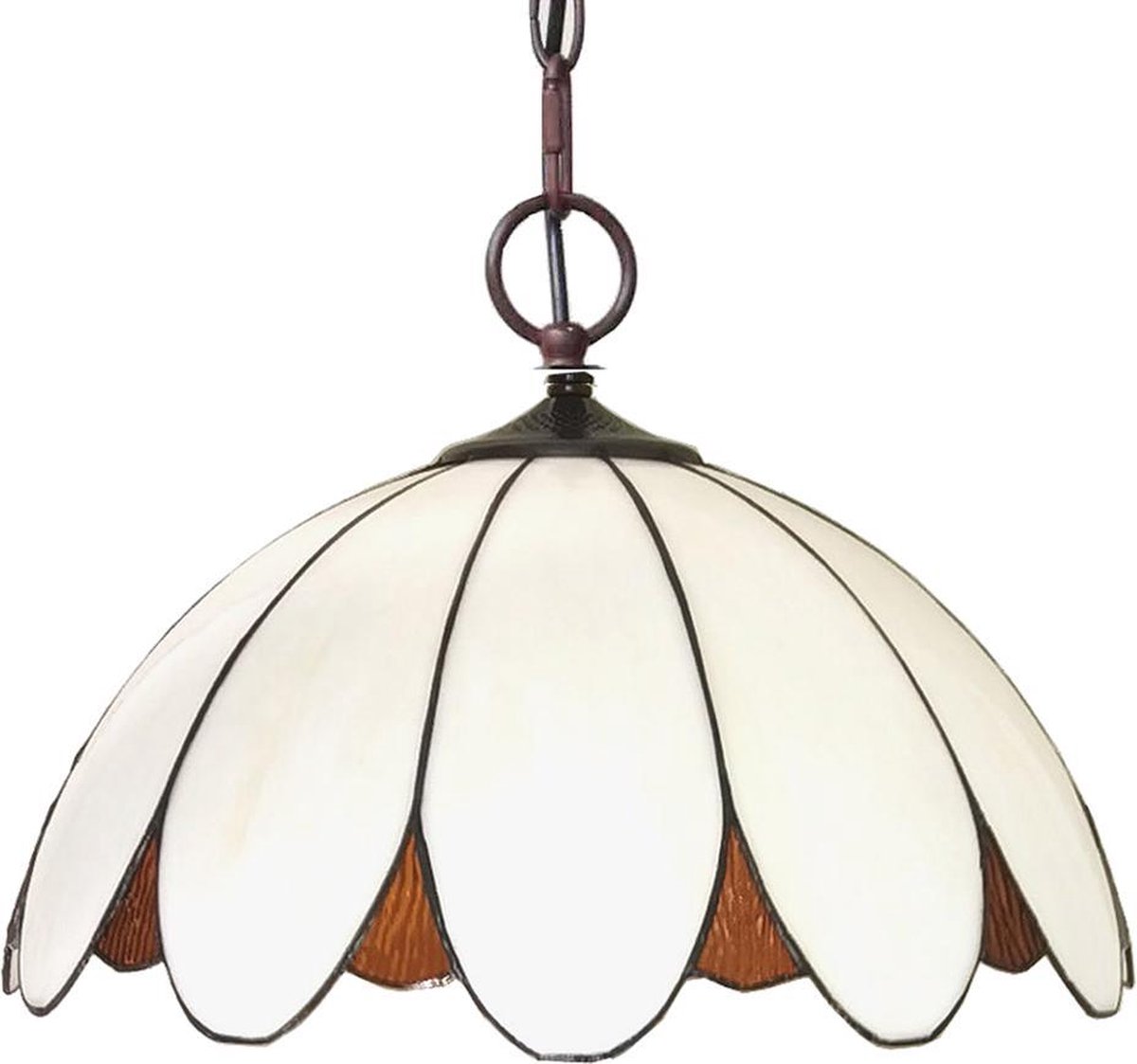 Clayre & Eef Hanglamp Tiffany Ø 46*138 Cm E27/max 2*60w 5ll-6146
