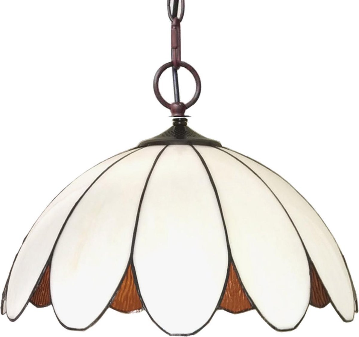 Clayre & Eef Hanglamp Tiffany Ø 46*138 Cm E27/max 2*60w 5ll-6146