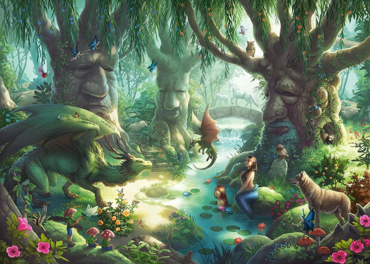 Ravensburger Puzzel 368 Pcs Escape Kids-magic Forest