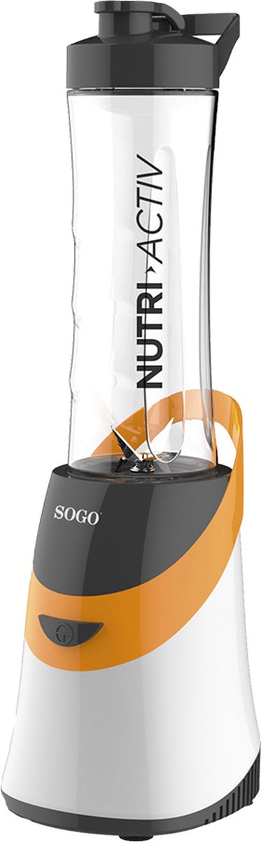 Sogo Blender To Go Nutri-activ Met Drinkbeker - Oranje