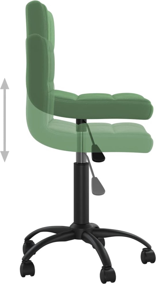 Vidaxl Eetkamerstoelen Draaibaar 4 St Fluweel Donker - Groen