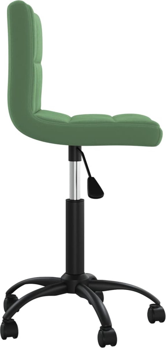 Vidaxl Eetkamerstoelen Draaibaar 4 St Fluweel Donker - Groen