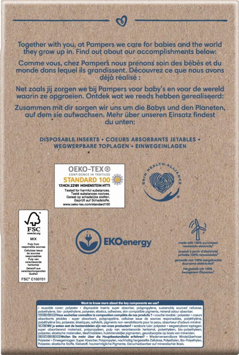 Pampers Hybride Wasbare Luierset Voor Baby's X15