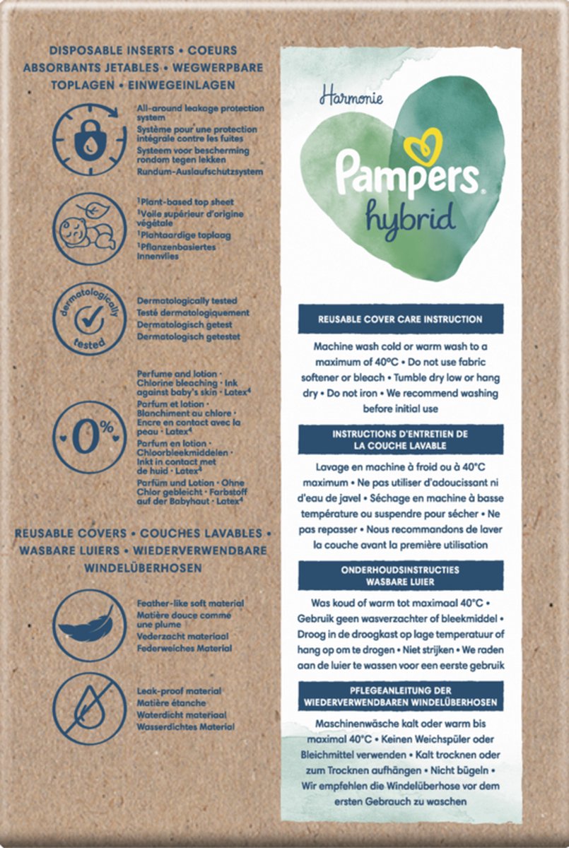 Pampers Hybride Wasbare Luierset Voor Baby's X15