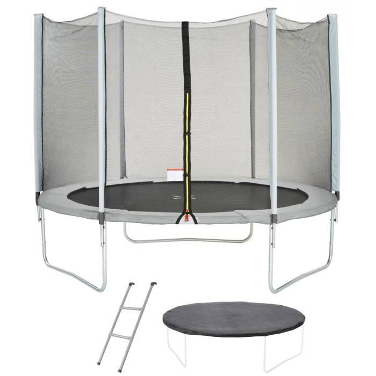 Cstore Trampoline Maxi Eco 300 Cm Grijs - Net, Ladder, Beschermhoes