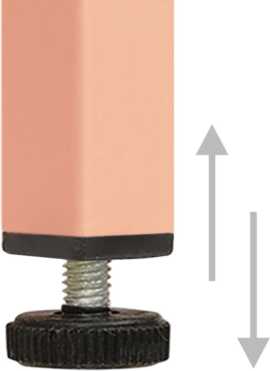 Vidaxl Kledingkast 90x50x180 Cm Staal - Roze