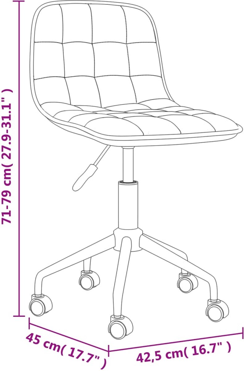 Vidaxl Eetkamerstoelen Draaibaar 2 St Fluweel Wijn - Rood