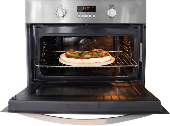 Boska Pizzasteen Deluxe - Voor Oven & Bbq - Steenovenkwaliteit Pizza's - Opstaande Rand - ? 29.5 Cm
