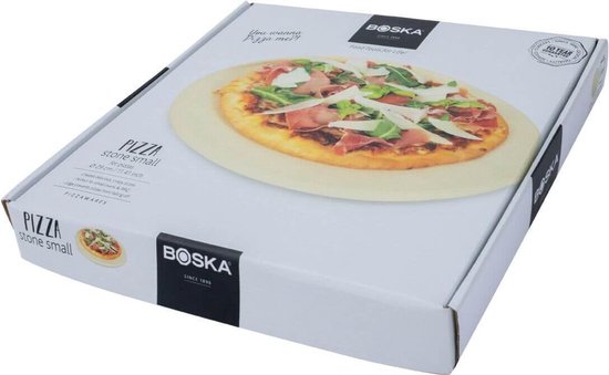 Boska Pizzasteen Deluxe - Voor Oven & Bbq - Steenovenkwaliteit Pizza's - Opstaande Rand - ? 29.5 Cm