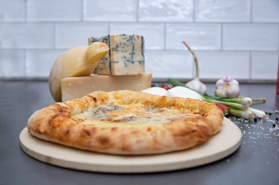 Boska Pizzasteen Deluxe - Voor Oven & Bbq - Steenovenkwaliteit Pizza's - Opstaande Rand - ? 29.5 Cm