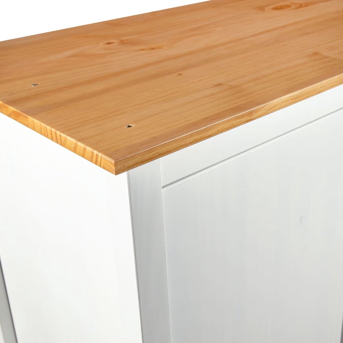 Vidaxl Kledingkast Met 2 Deuren Hill Range 89x50x170 Cm Grenenhout Wit