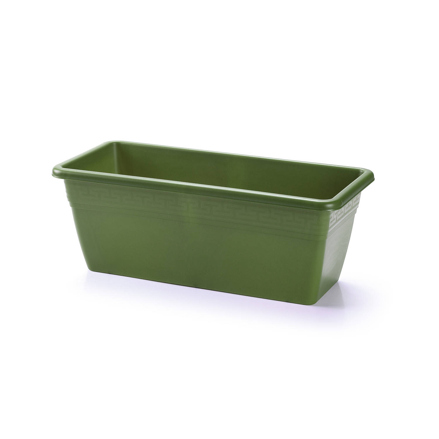 Forte Plastics Plantenbak Rechthoekig 40 X 18 X 15 Cm - Plantenbakken - Groen