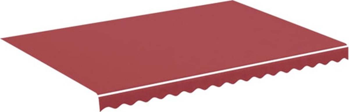 Vidaxl Vervangingsdoek Voor Luifel 3,5x2,5 M Bordeaux - Rood