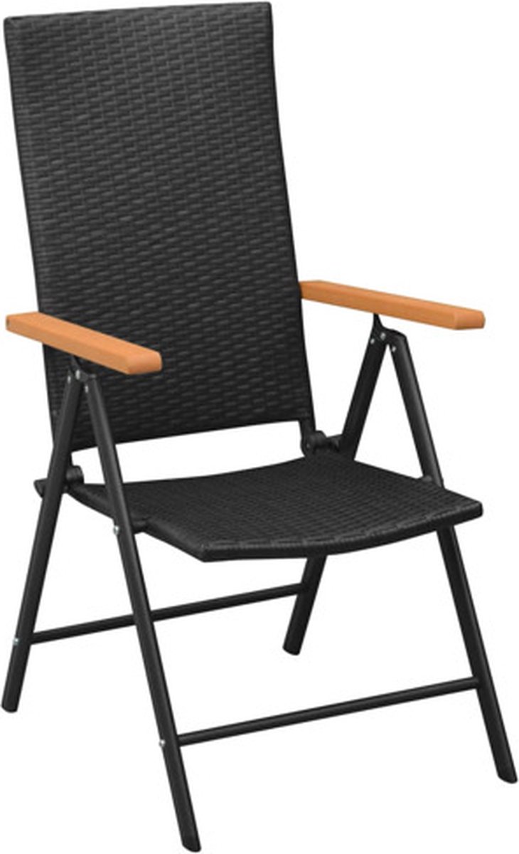 Vidaxl 3-delige Tuinset En Bruin - Zwart