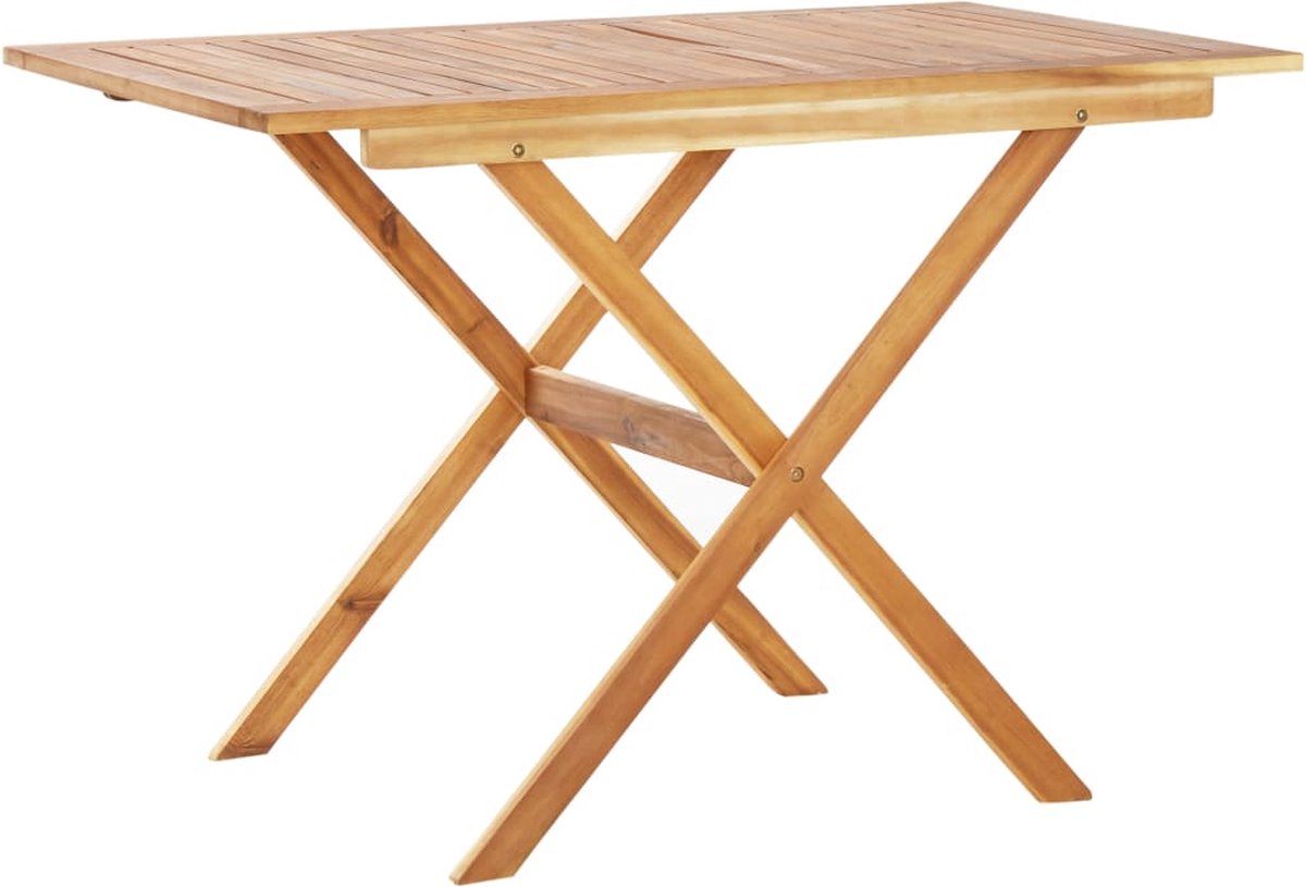 Vidaxl 3-delige Tuinset Poly Rattan En Massief Acaciahout - Zwart