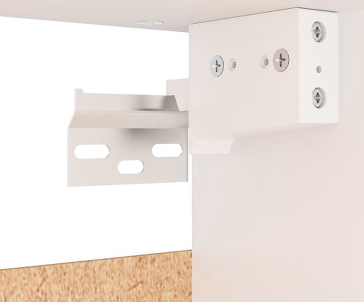 Vidaxl Kledingkast 70x32,5x35 Cm Spaanplaat Wit