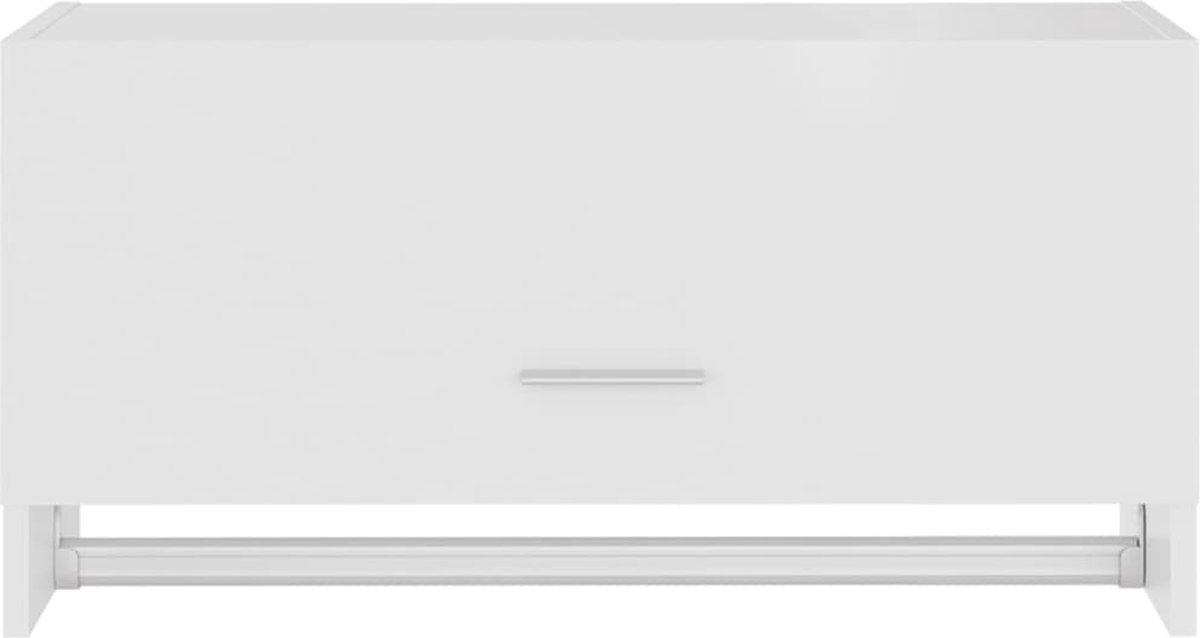 Vidaxl Kledingkast 70x32,5x35 Cm Spaanplaat Wit
