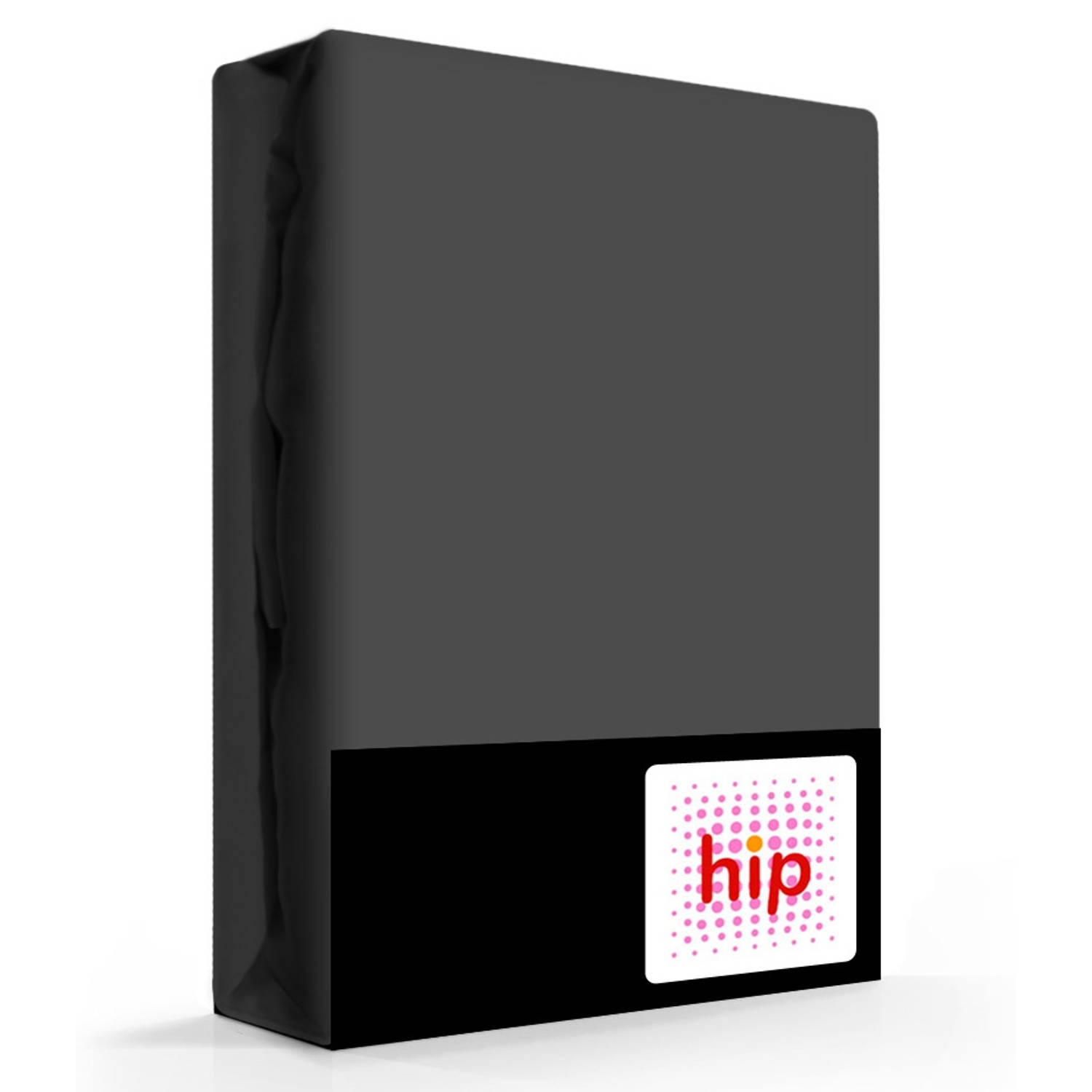 Hip Hoeslaken Satijn Antraciet-1-persoons (100x200 Cm) - Grijs