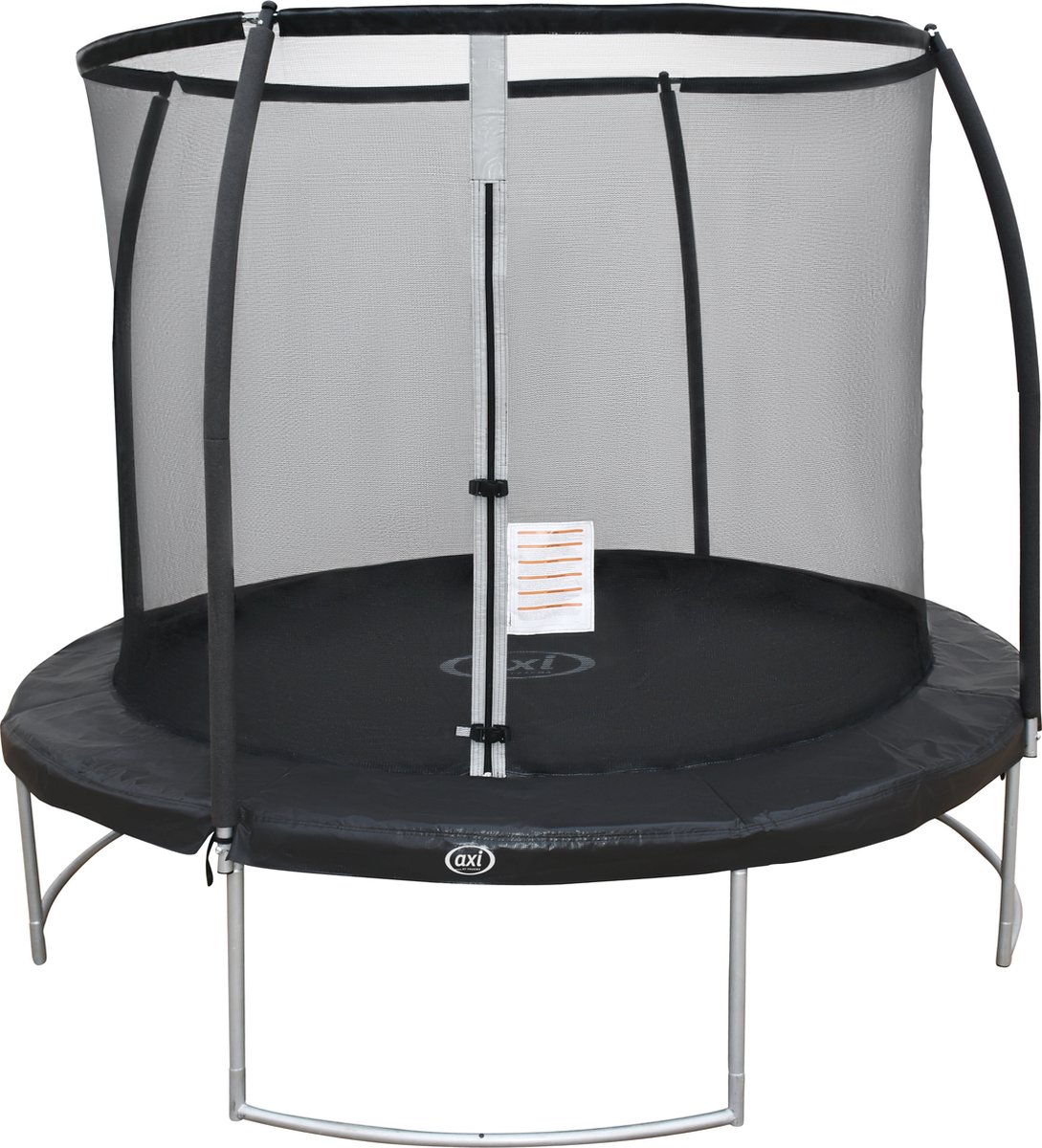 axi Boston Trampoline Met Veiligheidsnet Ø 244 Cm Zwart Inground & Onground Op Palen