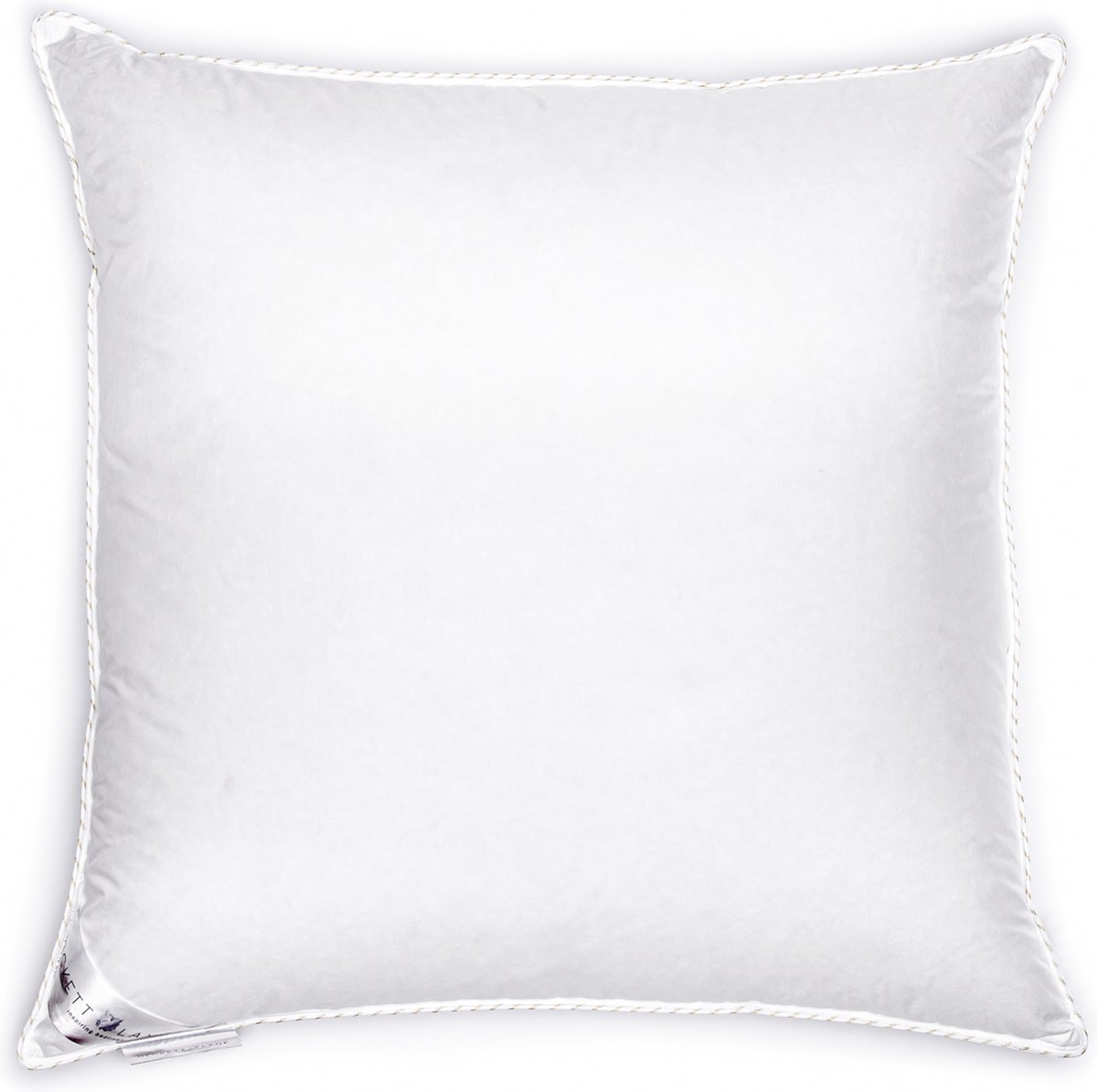 Heckett & Lane Box Hoofdkussen Gold 65% Ganzendons - 80x80cm
