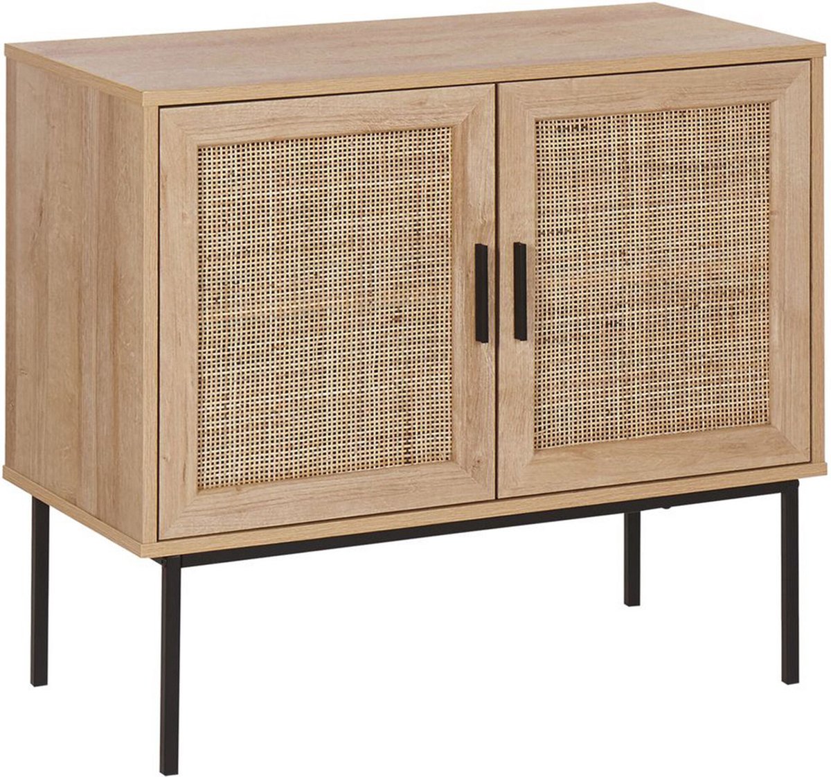 Beliani Pasco - Dressoir-lichte Houtkleur-vezelplaat - Marrón