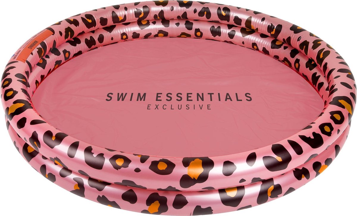 Swim Essentials Kinderzwembad Panterprint Rosé Goud 100 Cm - Roze