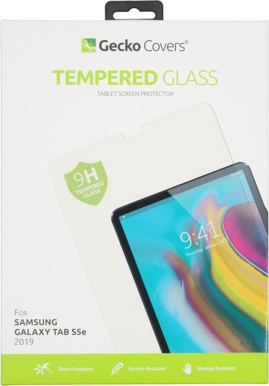 Gecko Covers Tempered Glass Screenprotector Voor De Samsung Galaxy Tab S5e