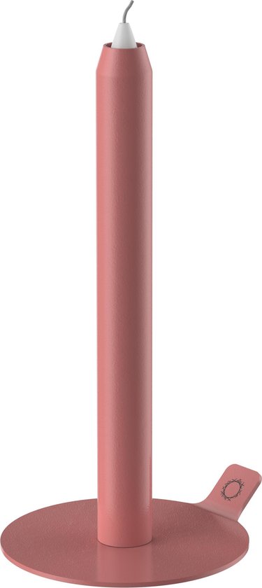 Lunedot Unieke Kaarsenstandaard Inclusief 3 Kaarsen - Kaarsenhouder - Kaarsen Kandelaar - - Roze