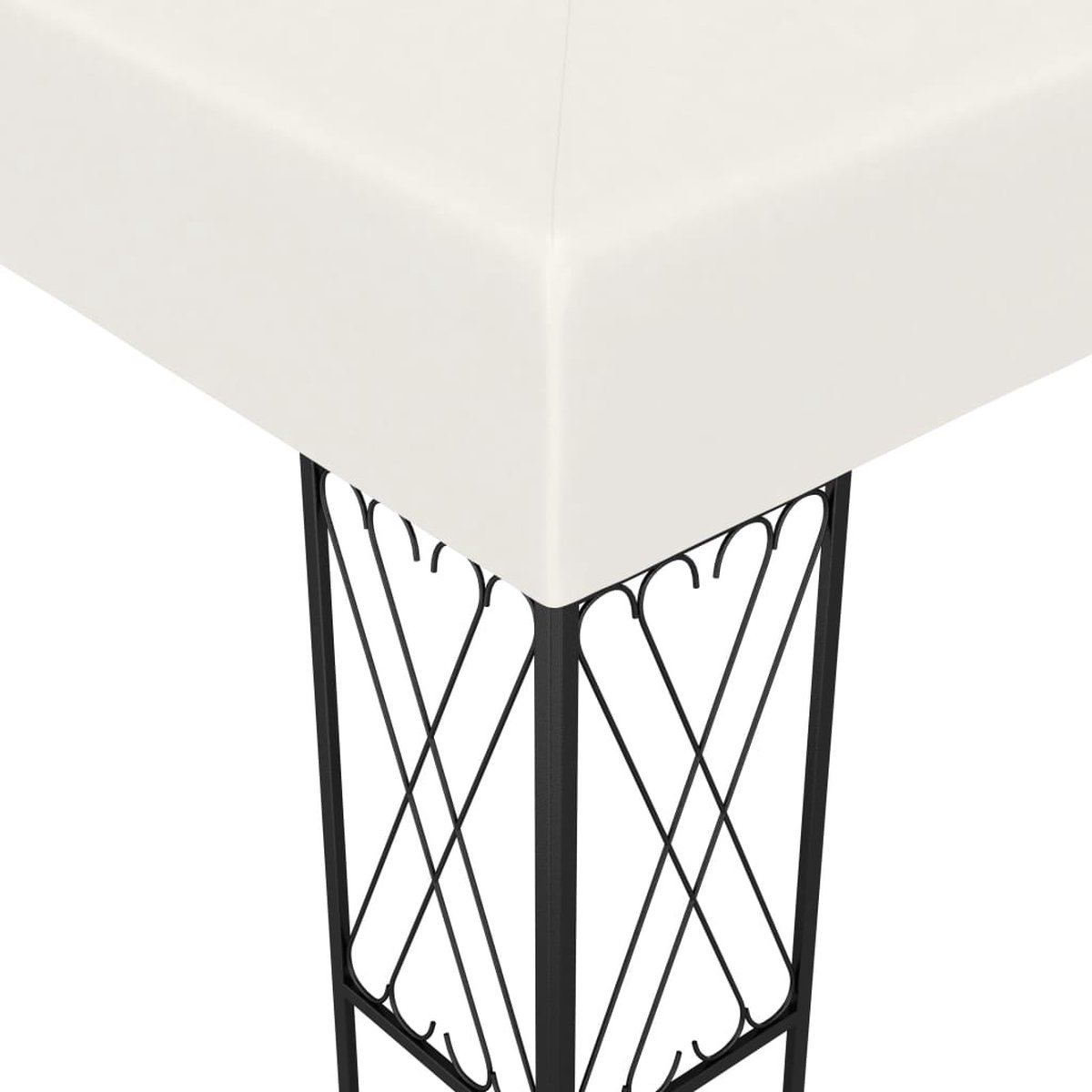 Vidaxl Prieel 3x3 M Stof Crème