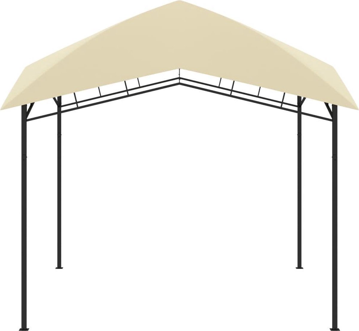 Vidaxl Tuinprieel 180 G/m² 3x3x2,9 M Crème