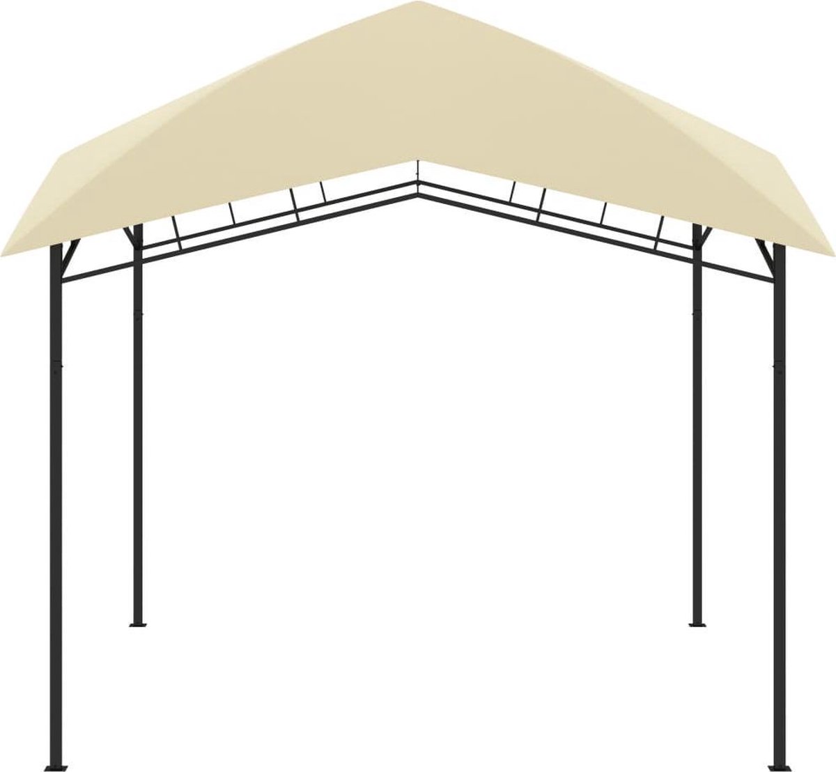 Vidaxl Tuinprieel 180 G/m² 3x3x2,9 M Crème
