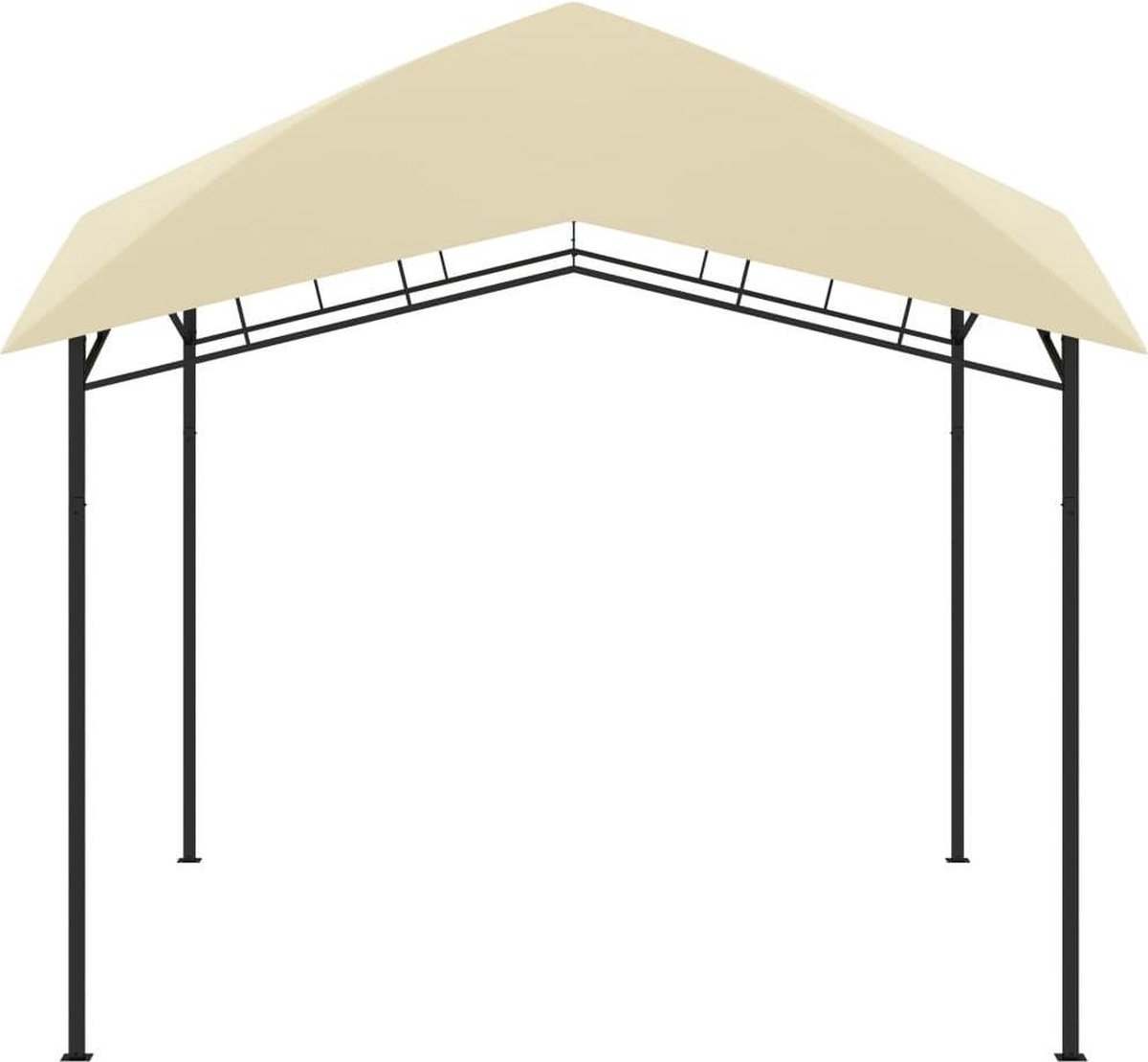 Vidaxl Tuinprieel 180 G/m² 3x3x2,9 M Crème