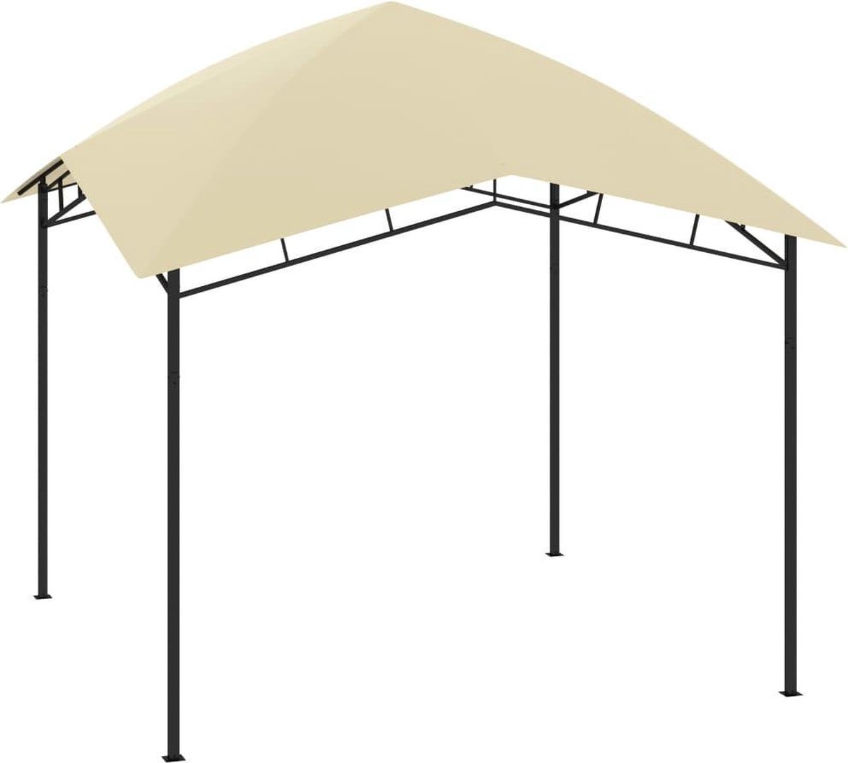 Vidaxl Tuinprieel 180 G/m² 3x3x2,9 M Crème