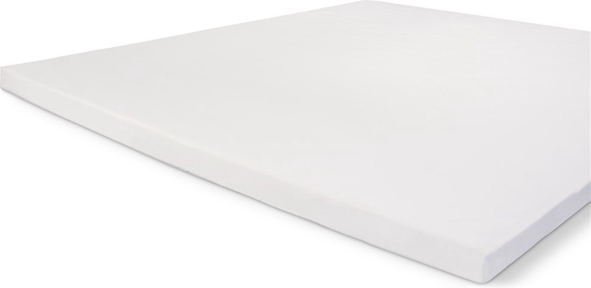 Walra Katoen Topper Hoeslaken - 100% Katoen - Lits-jumeaux (180x200 Cm) - - Wit