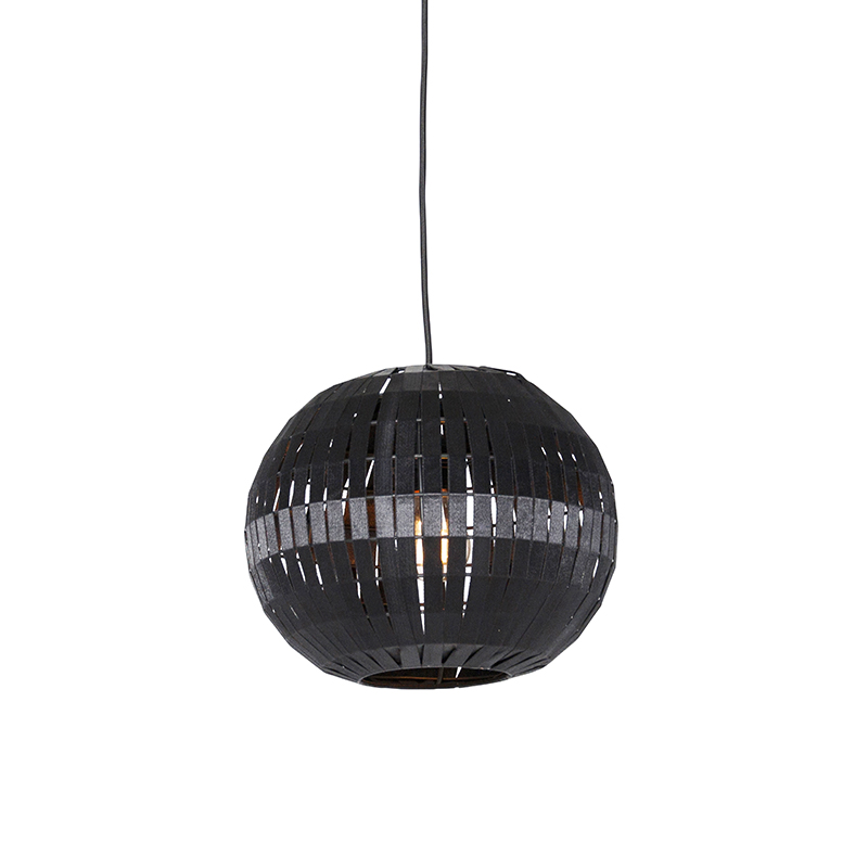 QAZQA Moderne hanglamp 30 cm - Zoë - Zwart