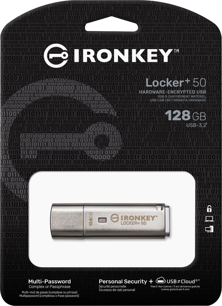 Kingston IronKey Locker Plus 50 128GB