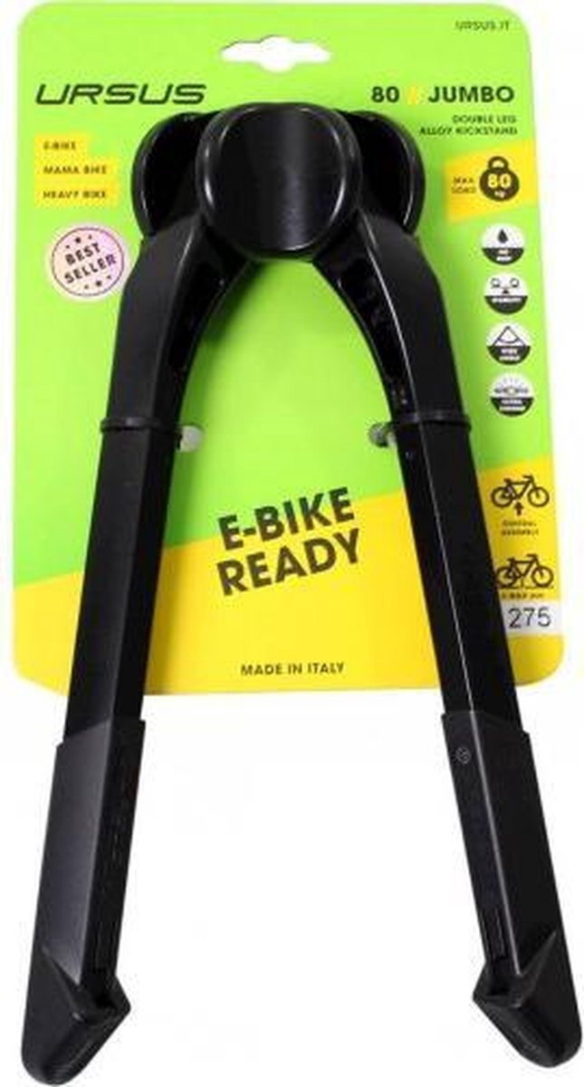 Ursus Standaard Jumbo 2 27,5 Cm Aluminium - Zwart