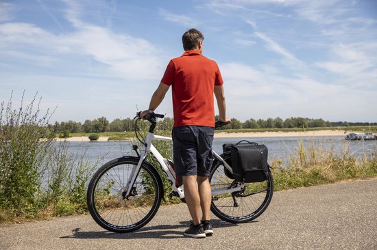 New Looxs Dubbele Fietstas Nova 32 Liter Polyester - Zwart