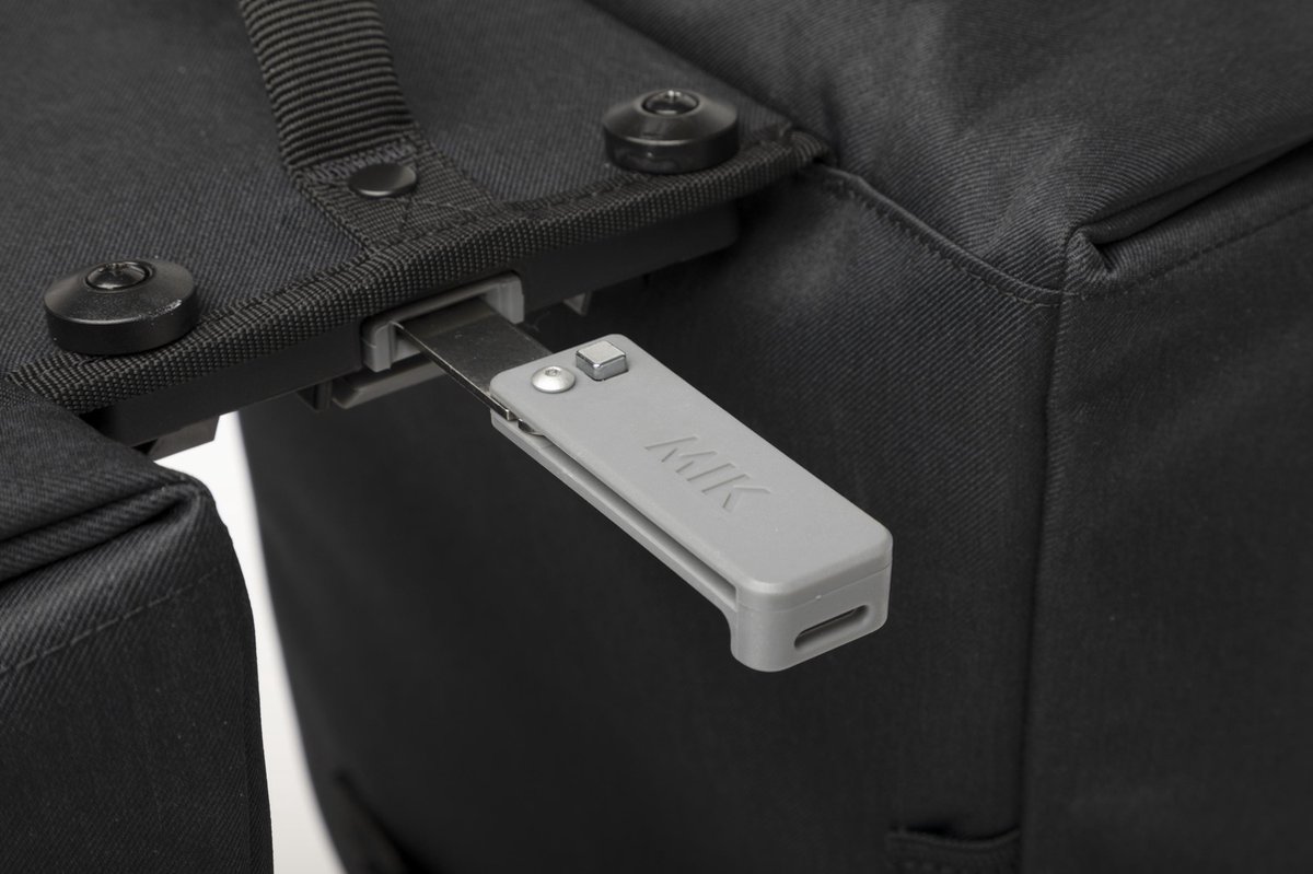 New Looxs Dubbele Fietstas Nova 32 Liter Polyester - Zwart