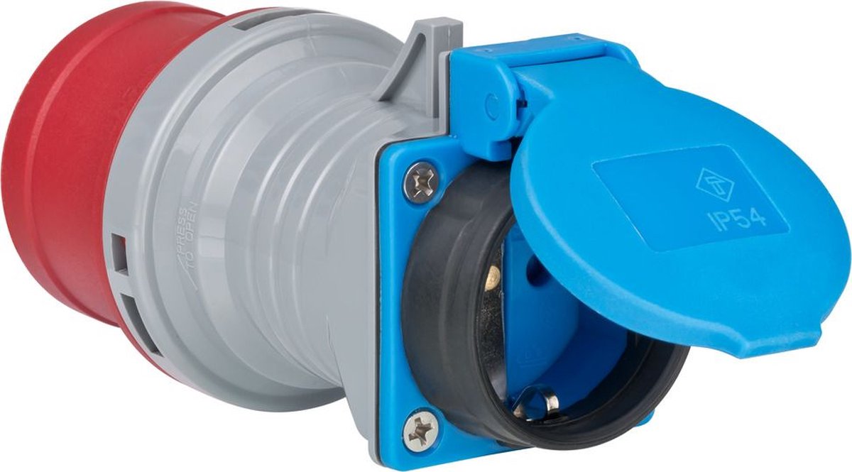 Brennenstuhl CEE-adapter | CEE 400V/16A naar 230V/16A | stopcontact met aardcontact