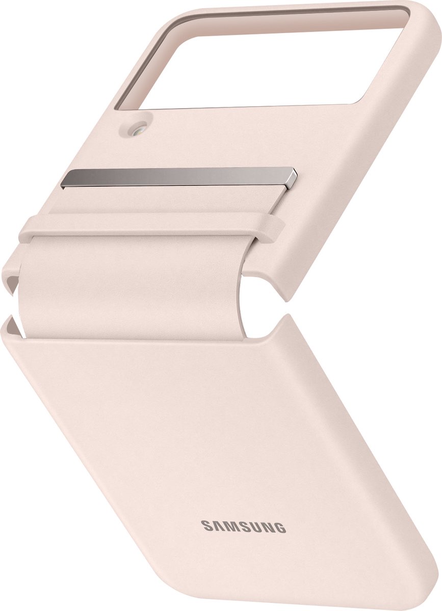 Samsung Galaxy Z Flip4 Flap Leather Cover Peach